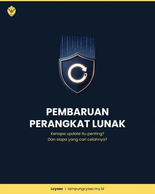 Small updates, an important protection step